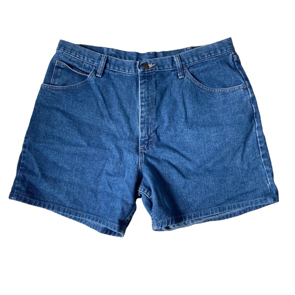 Wrangler Pants - Vintage 90’s Wrangler Mom Denim Jean Shorts High-Rise Medium Wash Sz 38 Classic